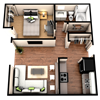1 Bedroom 1 Bath - Renovated